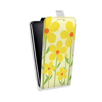 Дизайнерский вертикальный чехол-книжка для Samsung Galaxy Core Lite Романтик цветы (на заказ)