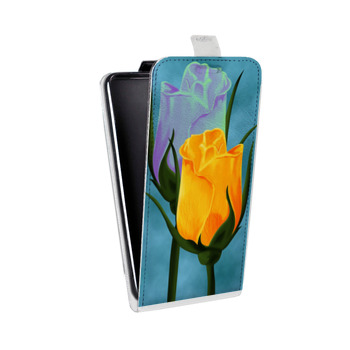 Дизайнерский вертикальный чехол-книжка для HTC Desire 626 Сила роз (на заказ)