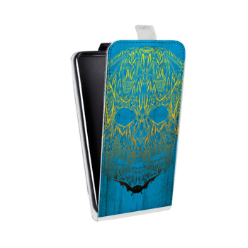 Дизайнерский вертикальный чехол-книжка для Huawei Honor 7A Pro Текстурные черепа (на заказ)