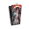 Дизайнерский вертикальный чехол-книжка для Lenovo A7010 Тату эстетика