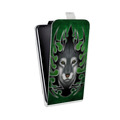 Дизайнерский вертикальный чехол-книжка для HTC Desire 601 Племенные животные