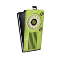 Дизайнерский вертикальный чехол-книжка для Asus ZenFone 4 Max Винтажное радио