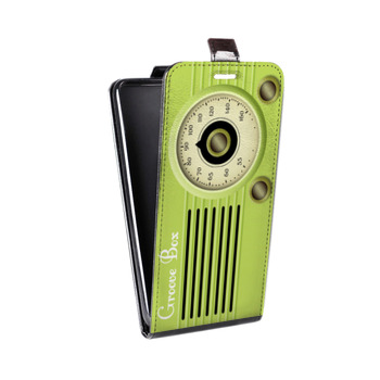 Дизайнерский вертикальный чехол-книжка для LG K7 Винтажное радио (на заказ)