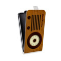 Дизайнерский вертикальный чехол-книжка для Fly IQ4516 Tornado Slim Octa Винтажное радио