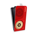 Дизайнерский вертикальный чехол-книжка для Alcatel One Touch Pop C9 Винтажное радио