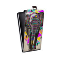 Дизайнерский вертикальный чехол-книжка для Samsung Galaxy Note 7 Животный стиль