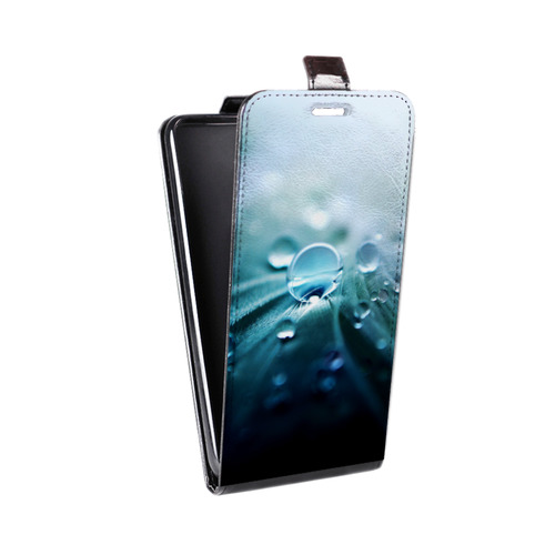 Дизайнерский вертикальный чехол-книжка для HTC Desire 530 Абстракции Капли