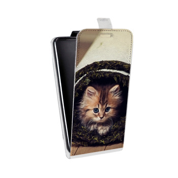 Дизайнерский вертикальный чехол-книжка для Iphone 7 Plus / 8 Plus Кошки (на заказ)