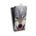 Дизайнерский вертикальный чехол-книжка для ASUS ZenFone 4 ZE554KL Волки
