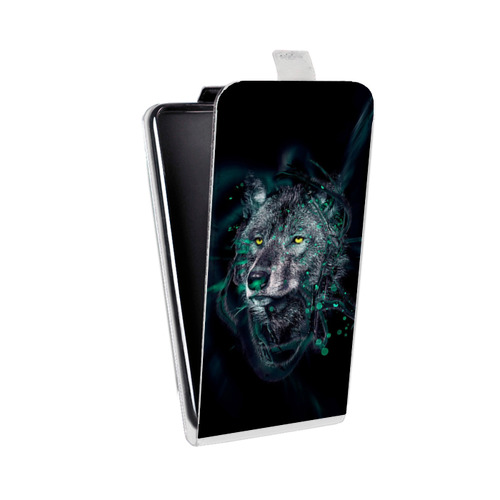 Дизайнерский вертикальный чехол-книжка для HTC U Ultra Волки