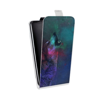 Дизайнерский вертикальный чехол-книжка для Samsung Galaxy S9 Plus Волки (на заказ)