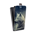 Дизайнерский вертикальный чехол-книжка для Iphone 12 Mini Волки