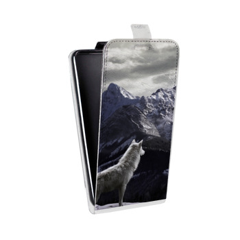 Дизайнерский вертикальный чехол-книжка для Huawei Honor View 10 Волки (на заказ)
