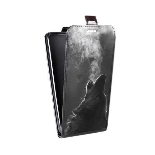 Дизайнерский вертикальный чехол-книжка для ASUS ZenFone 5 Lite Волки