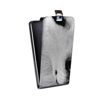 Дизайнерский вертикальный чехол-книжка для Huawei P9 Lite Волки (на заказ)