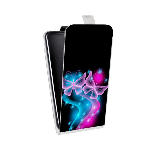 Дизайнерский вертикальный чехол-книжка для Sony Xperia Z4 Compact Бабочки