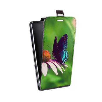 Дизайнерский вертикальный чехол-книжка для Huawei Honor 8s Бабочки (на заказ)