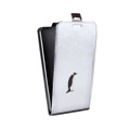 Дизайнерский вертикальный чехол-книжка для Asus ZenFone Live Пингвины