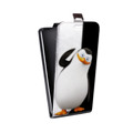 Дизайнерский вертикальный чехол-книжка для Nokia 8 Пингвины
