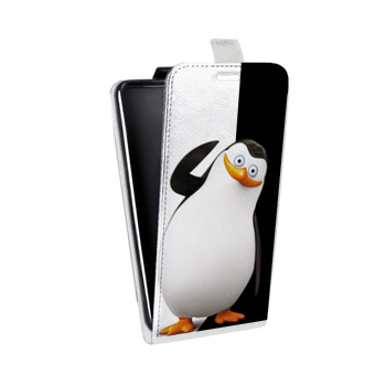 Дизайнерский вертикальный чехол-книжка для Huawei Honor 9 Lite Пингвины (на заказ)