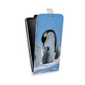 Дизайнерский вертикальный чехол-книжка для Google Huawei Nexus 6P Пингвины