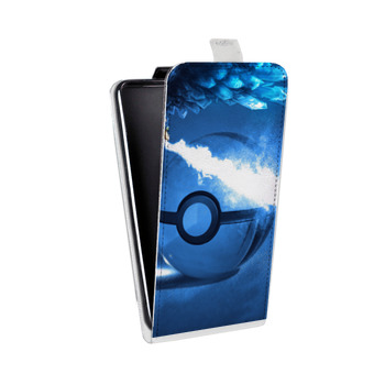 Дизайнерский вертикальный чехол-книжка для Iphone 5s Pokemon Go (на заказ)