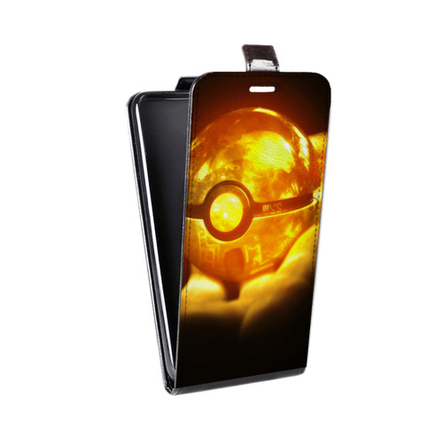 Дизайнерский вертикальный чехол-книжка для HTC One M9 Pokemon Go