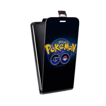 Дизайнерский вертикальный чехол-книжка для Huawei P30 Pro Pokemon Go (на заказ)