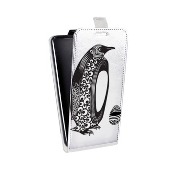 Дизайнерский вертикальный чехол-книжка для Sony Xperia E4g Каллиграфия животных (на заказ)