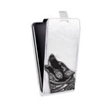 Дизайнерский вертикальный чехол-книжка для ASUS ZenFone 5 Lite Каллиграфия животных
