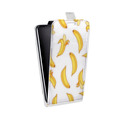 Дизайнерский вертикальный чехол-книжка для Samsung Galaxy Grand Прозрачные бананы