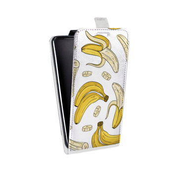 Дизайнерский вертикальный чехол-книжка для Lenovo Vibe X2 Прозрачные бананы (на заказ)