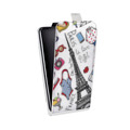 Дизайнерский вертикальный чехол-книжка для Samsung Galaxy Grand Женские паттерны