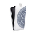 Дизайнерский вертикальный чехол-книжка для LG Optimus G2 mini Прозрачные мандалы