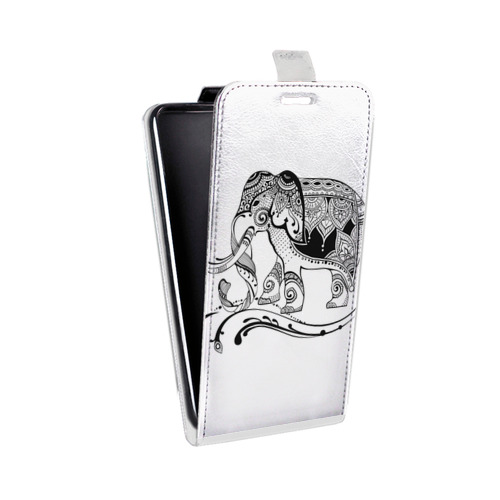 Дизайнерский вертикальный чехол-книжка для HTC Desire 601 Ацтекский арт