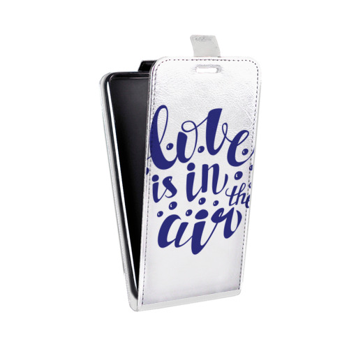 Дизайнерский вертикальный чехол-книжка для HTC Desire 601 Прозрачные пожелания