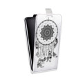 Дизайнерский вертикальный чехол-книжка для HTC Desire 601 Прозрачные обереги 2