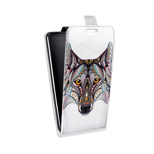 Дизайнерский вертикальный чехол-книжка для HTC Desire 601 Животный арт 4
