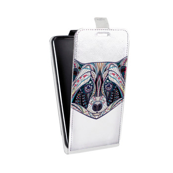 Дизайнерский вертикальный чехол-книжка для Samsung Galaxy S6 Edge Животный арт 4 (на заказ)