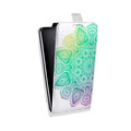 Дизайнерский вертикальный чехол-книжка для LG Optimus G2 mini Прозрачные мандалы