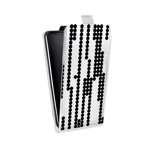 Дизайнерский вертикальный чехол-книжка для HTC Desire 601 Геометрические паттерны