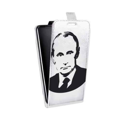 Дизайнерский вертикальный чехол-книжка для HTC Desire 601 В.В.Путин 