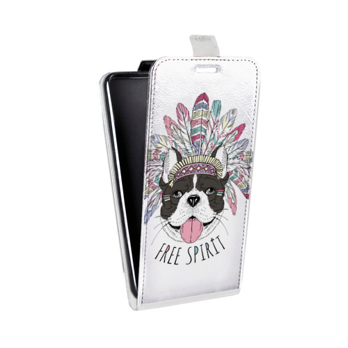 Дизайнерский вертикальный чехол-книжка для Samsung Galaxy Grand 2 Собаки 