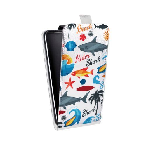 Дизайнерский вертикальный чехол-книжка для Samsung Galaxy Grand Философия серфинга