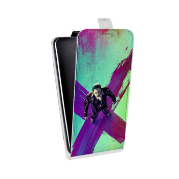 Дизайнерский вертикальный чехол-книжка для Iphone Xs Max Отряд самоубийц (на заказ)