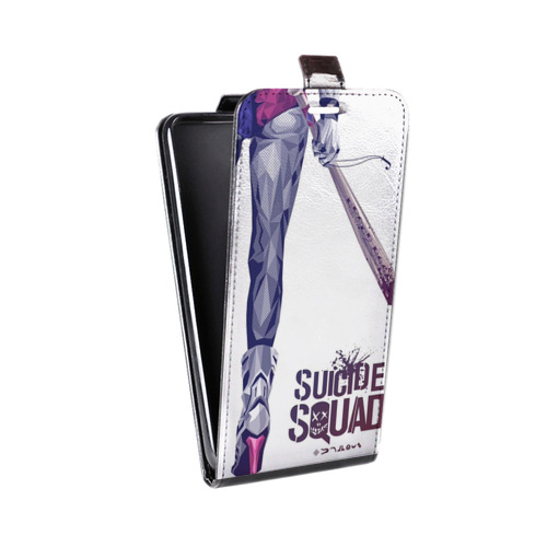Дизайнерский вертикальный чехол-книжка для Iphone 5c Отряд самоубийц