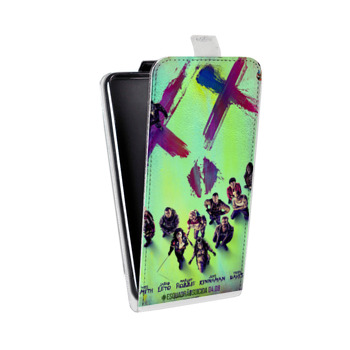 Дизайнерский вертикальный чехол-книжка для Sony Xperia XA Отряд самоубийц (на заказ)