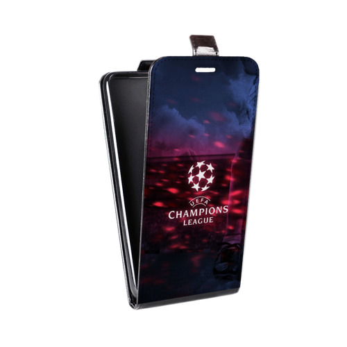 Дизайнерский вертикальный чехол-книжка для HTC Desire 12 Plus лига чемпионов