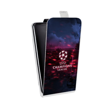 Дизайнерский вертикальный чехол-книжка для Samsung Galaxy S6 Edge лига чемпионов (на заказ)