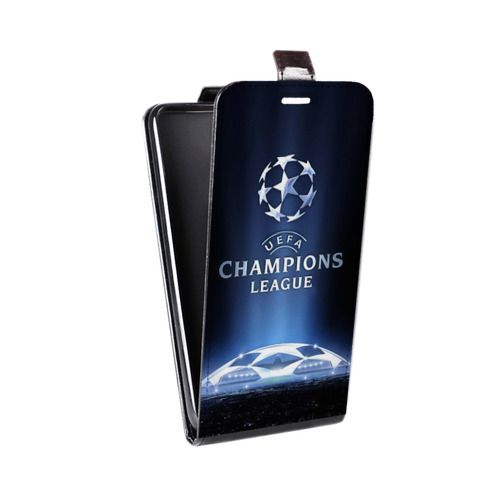 Дизайнерский вертикальный чехол-книжка для Samsung Galaxy J6 лига чемпионов